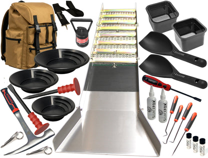Sluice Fox Complete Gold Mining Kit with Sluice Box