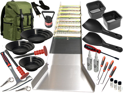 Sluice Fox Complete Gold Mining Kit with Sluice Box