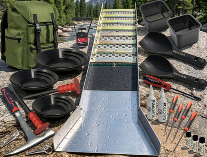 Sluice Fox Complete Gold Mining Kit with Sluice Box