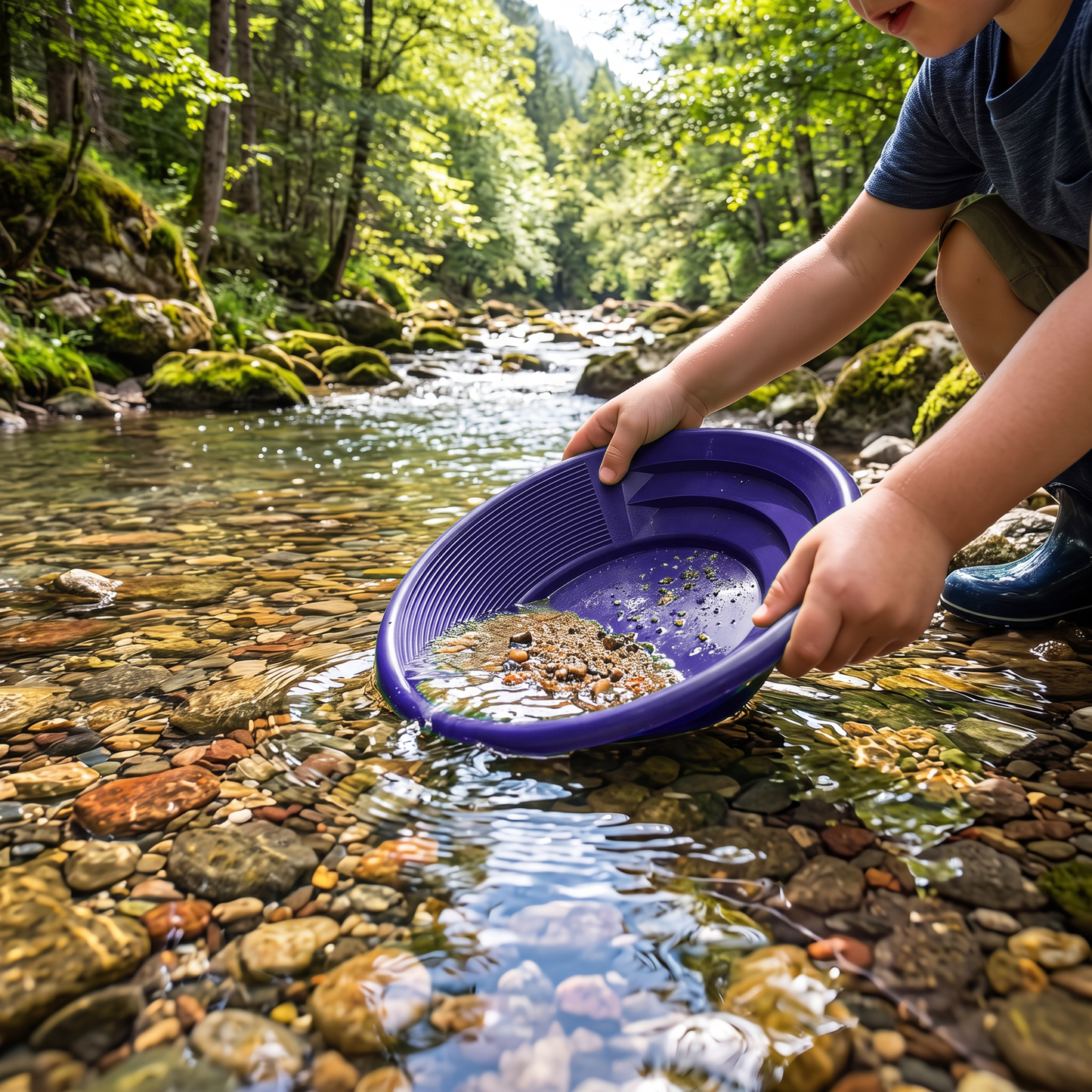 Sluice Fox 3-Piece Gold Panning Kit with Snifter Bottle