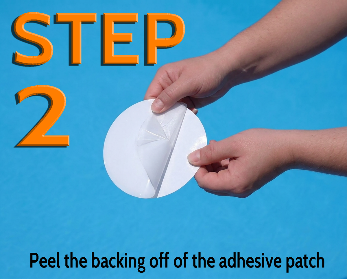 All-in-One Repair Kit for Above-Ground Pools | Fast, Underwater-Capable Peel-and-Stick OR Adhesive Glue-Down Vinyl Patches & for Easy Set and Frame Pools