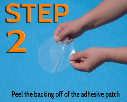 All-in-One Repair Kit for Above-Ground Pools | Fast, Underwater-Capable Peel-and-Stick OR Adhesive Glue-Down Vinyl Patches & for Easy Set and Frame Pools