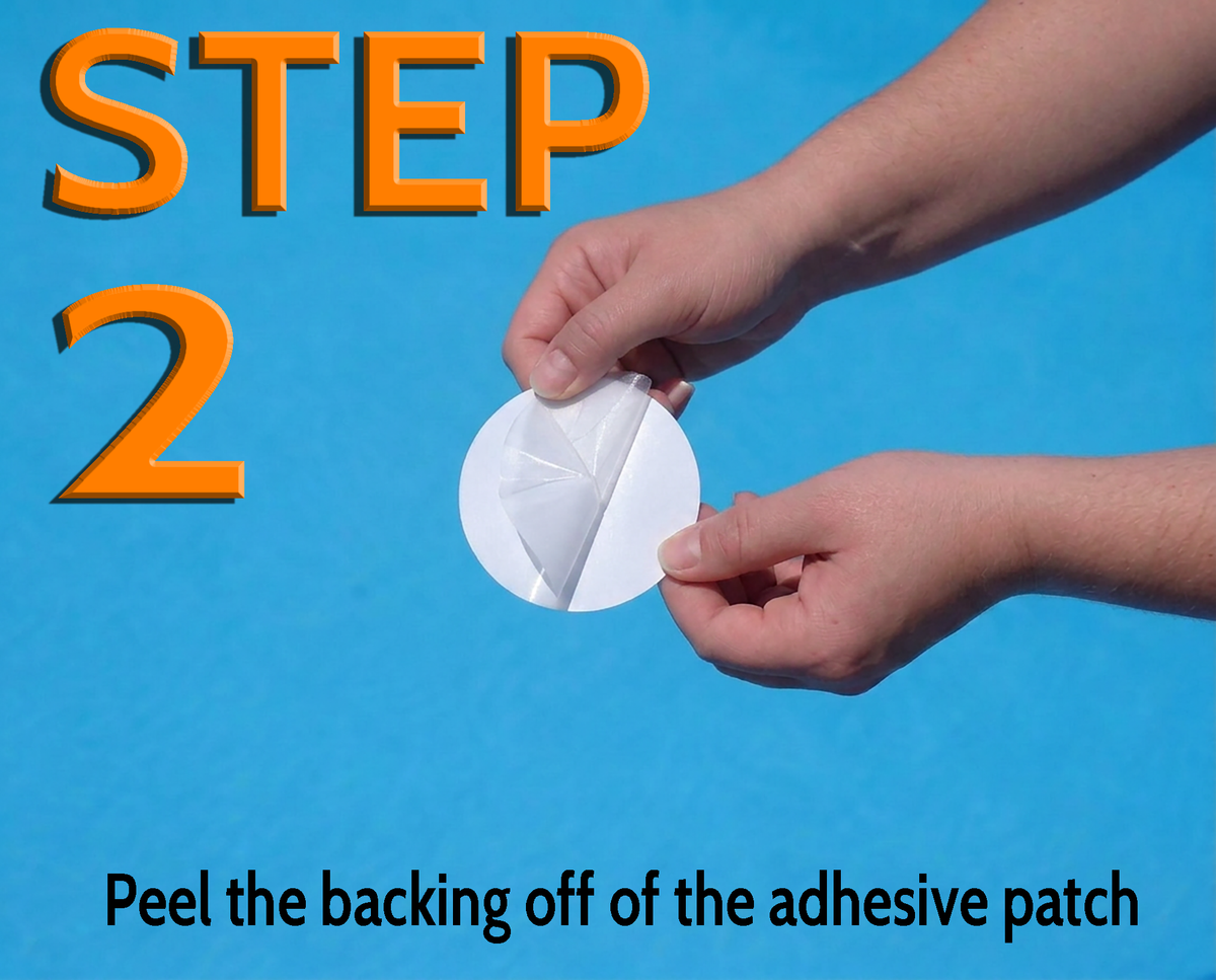 All-in-One Repair Kit for Above-Ground Pools | Fast, Underwater-Capable Peel-and-Stick OR Adhesive Glue-Down Vinyl Patches & for Easy Set and Frame Pools