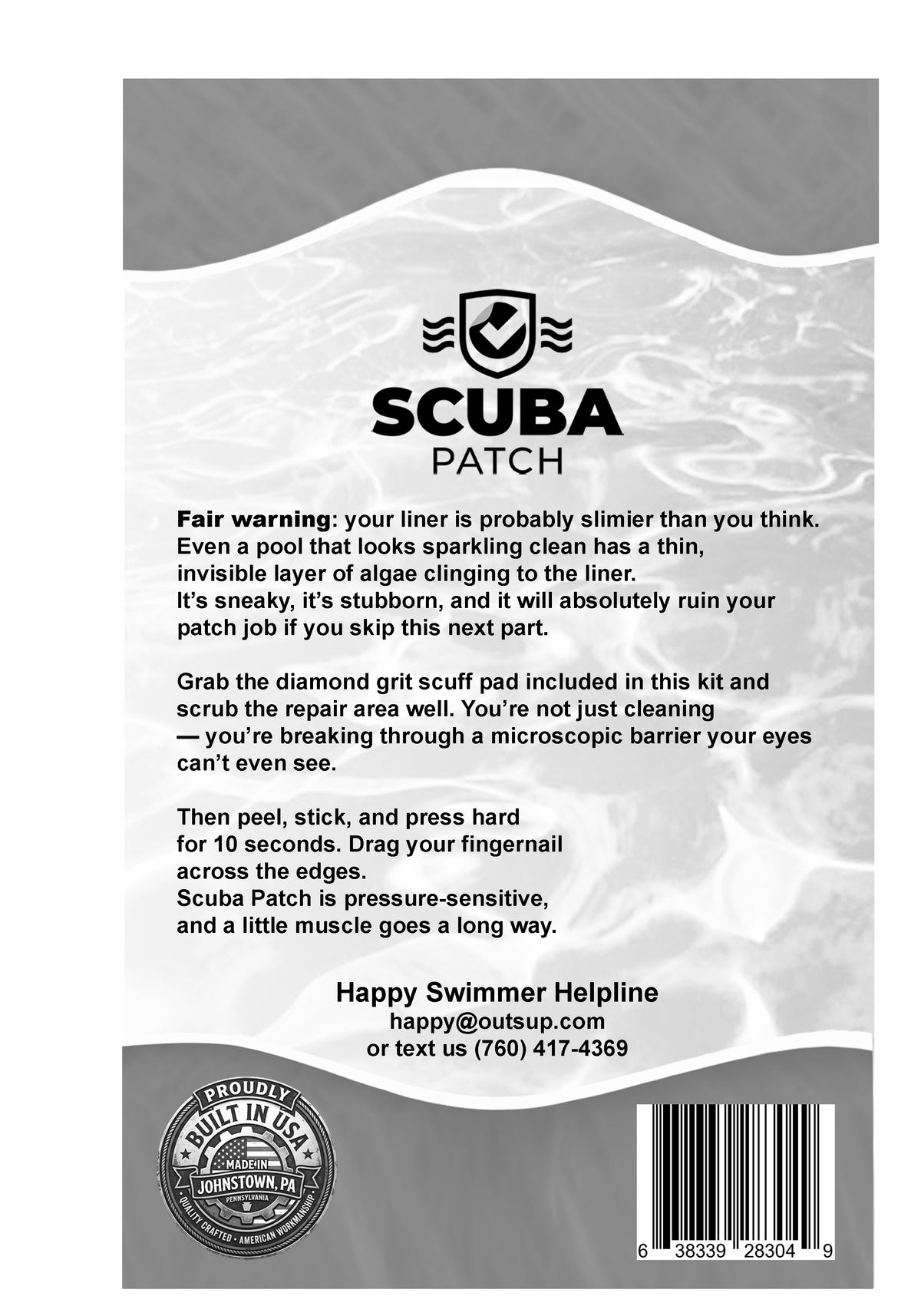 All-in-One Repair Kit for Above-Ground Pools | Fast, Underwater-Capable Peel-and-Stick OR Adhesive Glue-Down Vinyl Patches & for Easy Set and Frame Pools