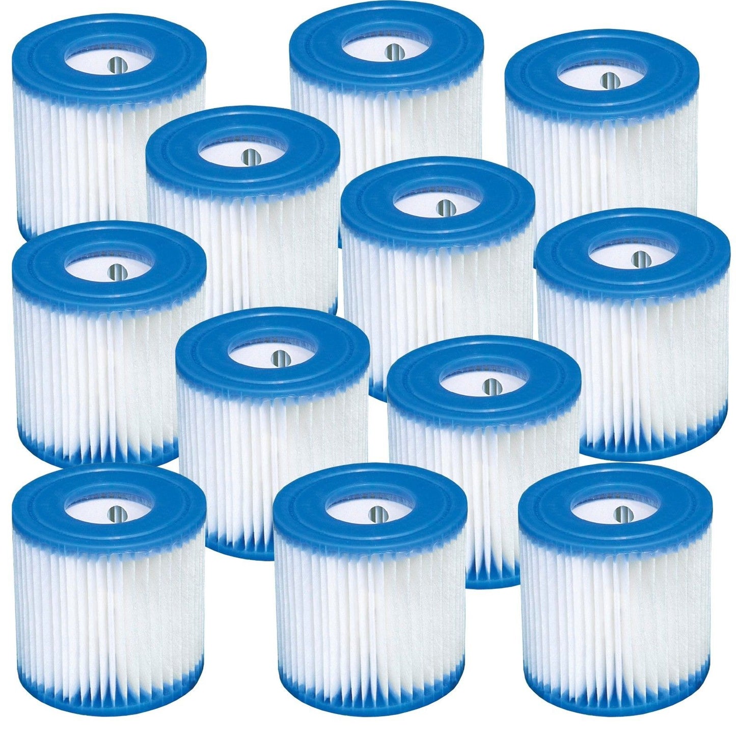 Intex Type H Filter Cartridge for Above Ground Swimming Pool Pumps 12 Pack