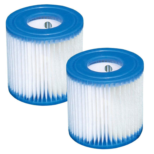 Intex Type H Filter Cartridge for Above Ground Swimming Pool Pumps 2 Pack