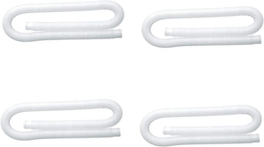 Intex 1.25 Inch Diameter Accessory Pool Pump Replacement Hose 59In Long (4 Pack)