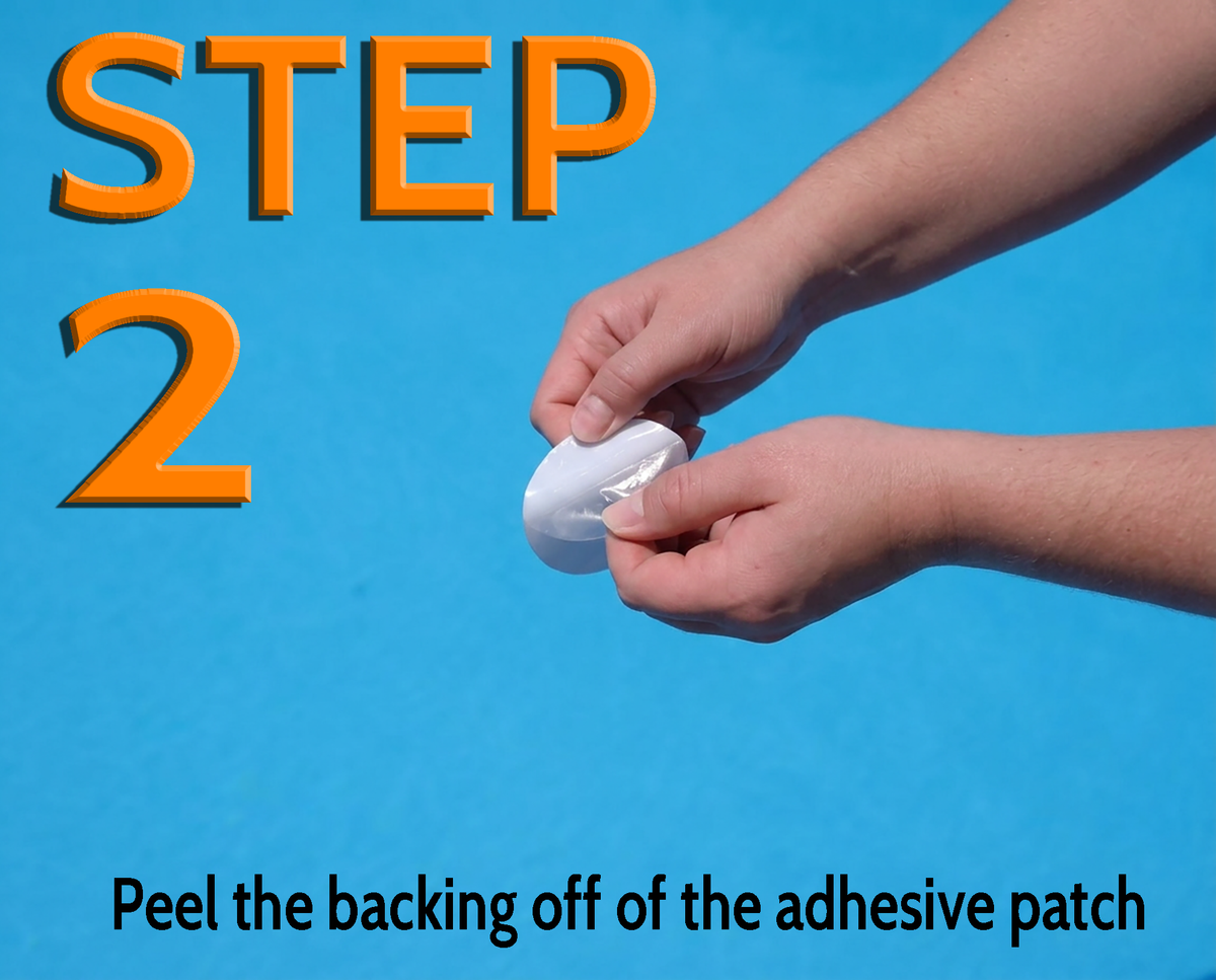 All-in-One Repair Kit for Above-Ground Pools | Fast, Underwater-Capable Peel-and-Stick OR Adhesive Glue-Down Vinyl Patches & for Easy Set and Frame Pools