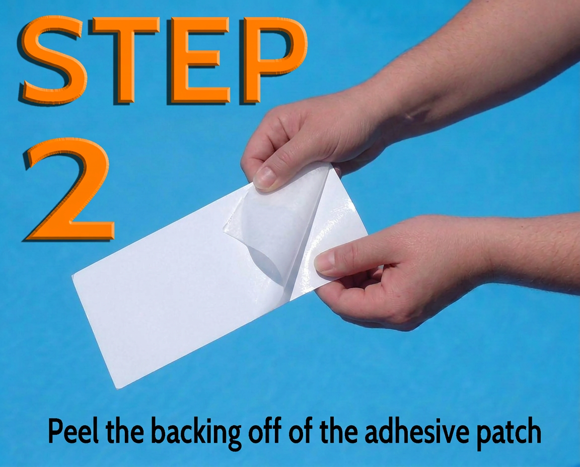 Scuba Patch Heavy Duty Underwater Pool Liner Patches; 2 Pack 4"x10" | Heavy Duty | Instant | Waterproof | Glue-Less | Peel and Stick | Swimming Pool Liner Repair Patches