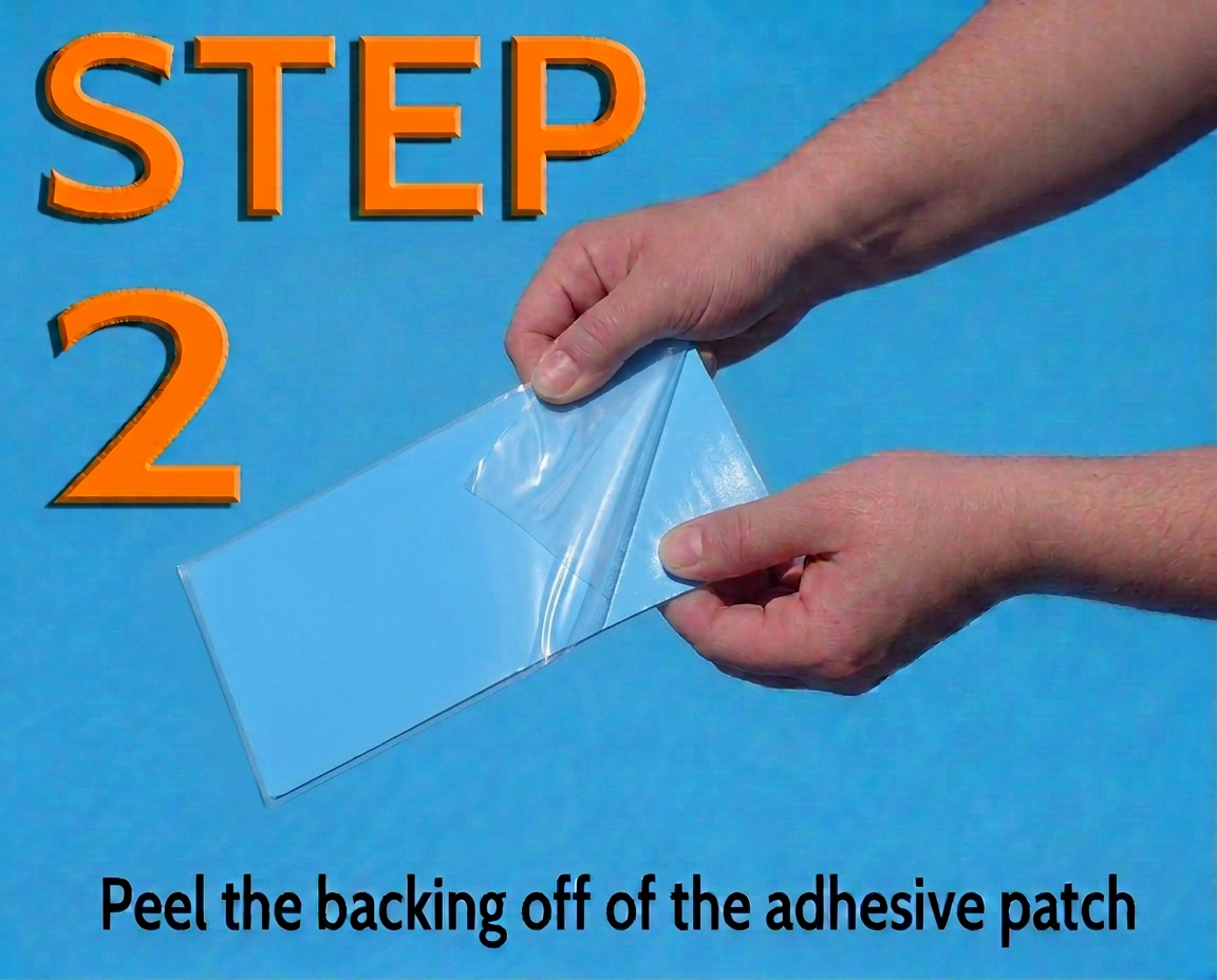 Scuba Patch Heavy Duty Underwater Pool Liner Patches; 2 Pack 4"x10" | Heavy Duty | Instant | Waterproof | Glue-Less | Peel and Stick | Swimming Pool Liner Repair Patches