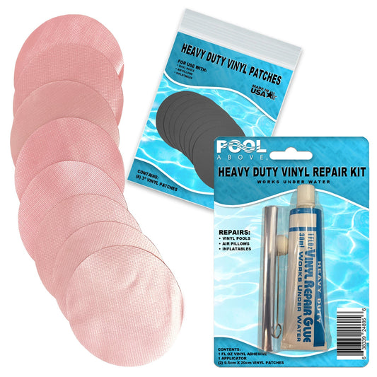 Repair Kit for Flamingo Party Island | Vinyl glue | Light Pink Patches