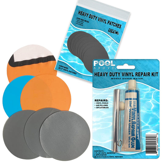 Repair Kit for Rapid Rider | Vinyl glue | Blue Orange Grey