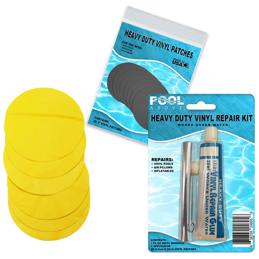 Repair Kit for Mega Duck Island | Vinyl glue | Yellow Patches