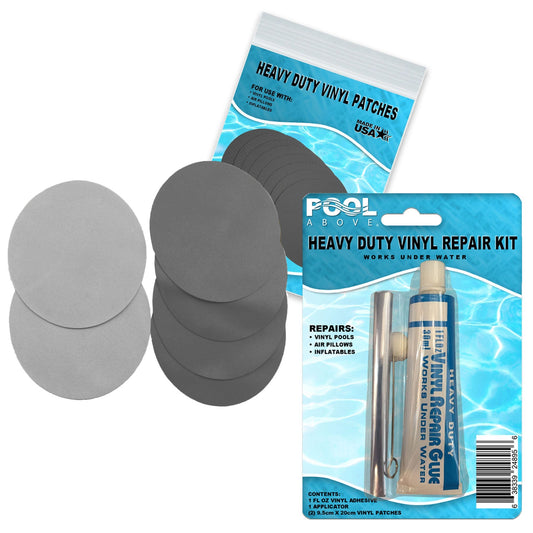 Repair Kit for Durabeam Essential Rest Airbed | Vinyl glue | Gray Patches