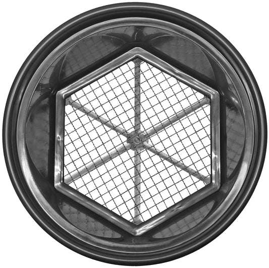 Sluice Fox 13 1/4 inch gold classifier prospecting pan - stainless steel mesh sifting pan fits atop 5 gallon bucket; mealworm strainer and shark tooth sifter