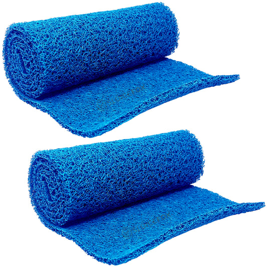 Sluice Fox Miners moss sluice box matting; 10mm thickness 12-inch by 48-inch miner moss sluice matting for fluid bed sluice; sluice box mat - gold mining equipment (blue color)