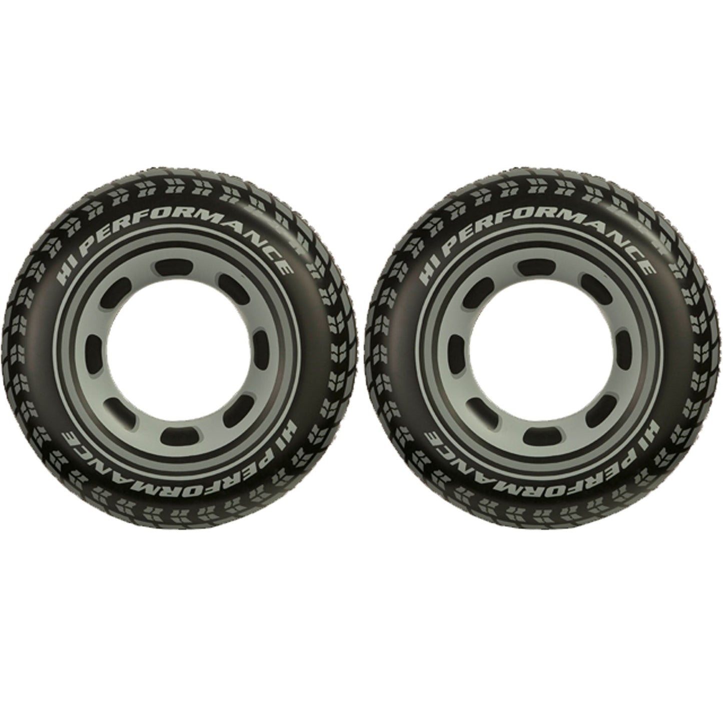 (2) Intex Giant Tire Tube Inflatable Water Swimming Pool Ring Float Raft Lounger