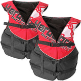 2 Pack Adult Life Jacket PFD Type III Coast Guard Ski Vest Red HC110R