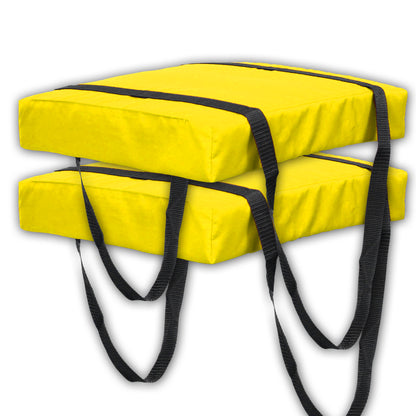Bradley 2 Pack Type IV Boat Cushion USCG Approved Throwable Flotation Device; Coast Guard Approved Throw Preserver with Foam Cushion; throwable Boat Safety Device