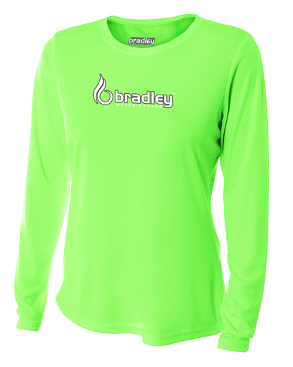 Bradley Women's Long Sleeve Rash Guard Surf Shirt - Relaxed Fit Swimwear Designed and Performance