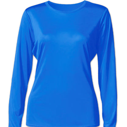 Women's Casual Fit Long Sleeve Rash Guard Swim Shirt with UV Protection
