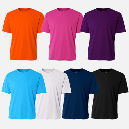 Hardcore Men’s Short Sleeve Rash Guard Surf Shirt – Relaxed Fit Swim Shirt with Quick-Dry Performance and UV Protection