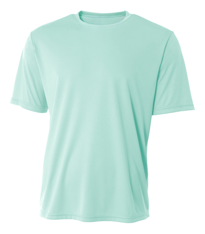 Hardcore Men’s Short Sleeve Rash Guard Surf Shirt – Relaxed Fit Swim Shirt with Quick-Dry Performance and UV Protection