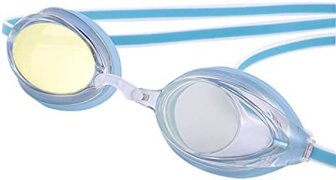 Transparent Swim Goggles - Pool Goggles with 3pcs Adjustable Nose Bridge and Silicone Earplugs with Anti Fog Technology, No Leaking, UV Protection for Adult Men Women Kids