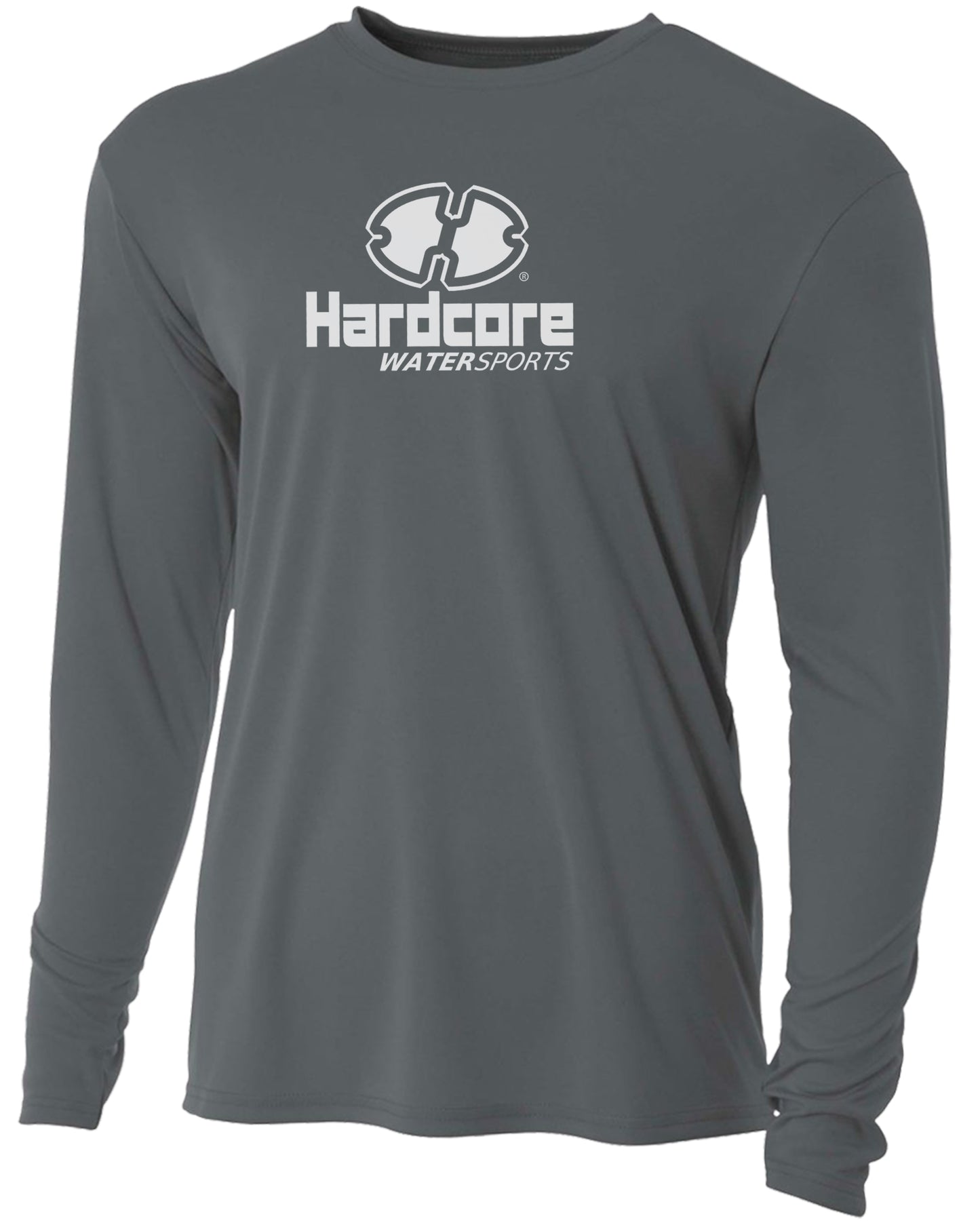 Hardcore Men's Long Sleeve Rash Guard Surf Shirt - Relaxed Fit Swimwear Designed for Maximum Comfort and Performance