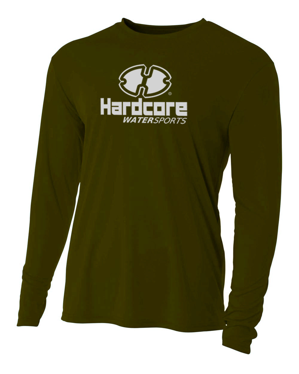 Hardcore Men's Long Sleeve Rash Guard Surf Shirt - Relaxed Fit Swimwear Designed for Maximum Comfort and Performance