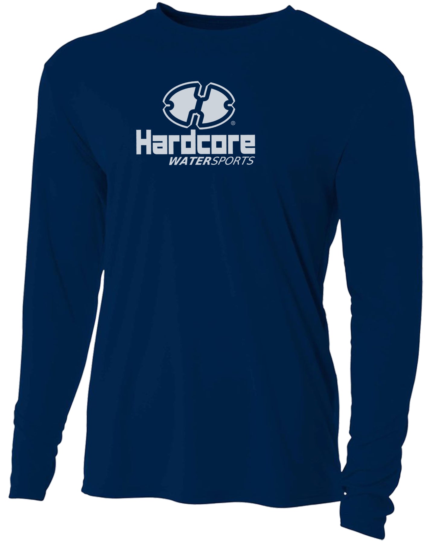 Hardcore Men's Long Sleeve Rash Guard Surf Shirt - Relaxed Fit Swimwear Designed for Maximum Comfort and Performance