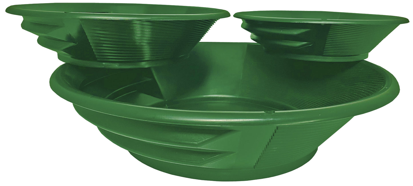 Sluice Fox Spiral Gold Pan with Vanishing Riffle