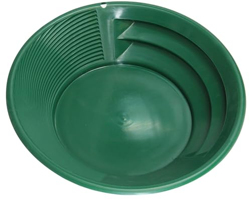 25809 SF 9in Green Patent Gold Pan
