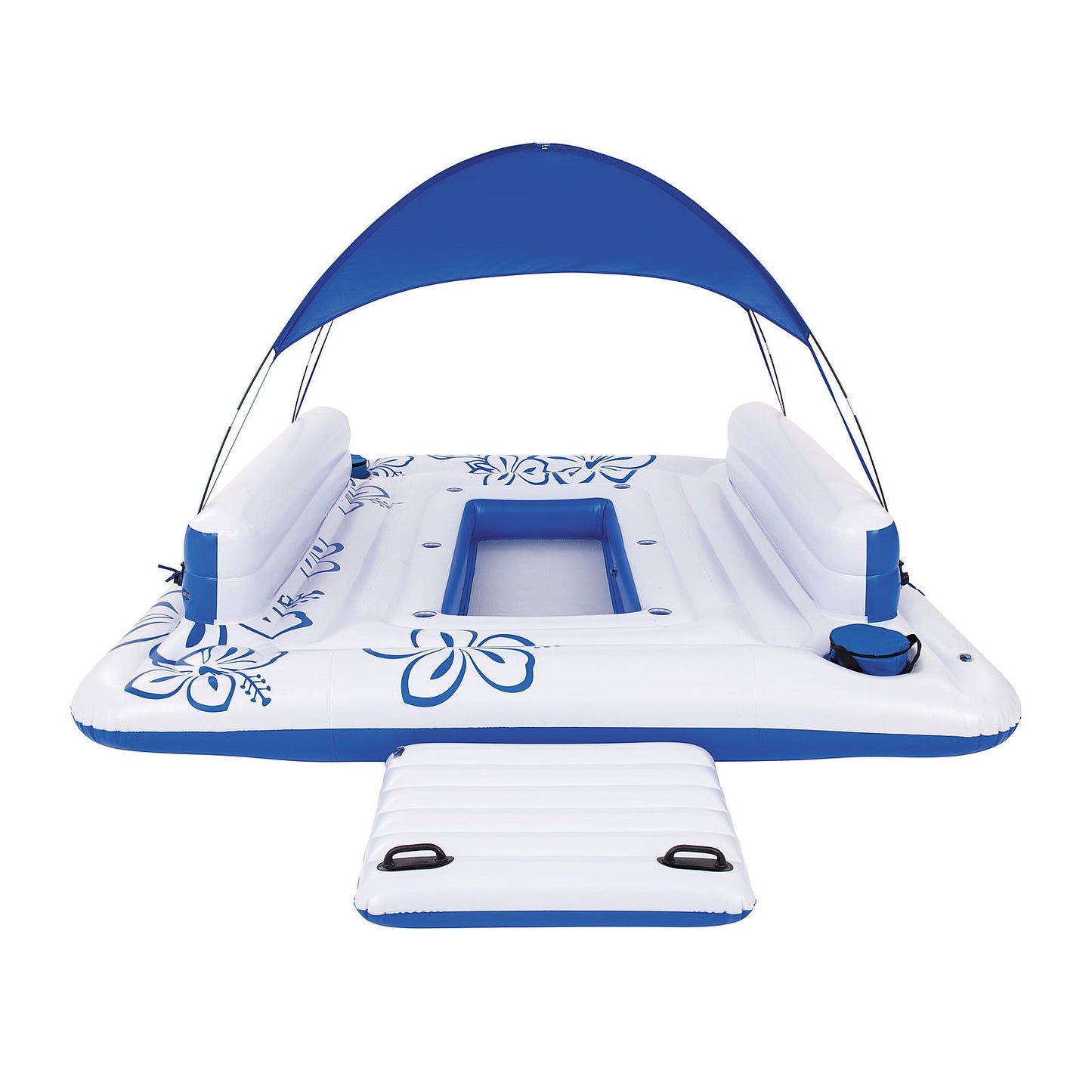 Bestway Tropical Breeze II Inflatable 6-Person Floating Island Lounge Raft