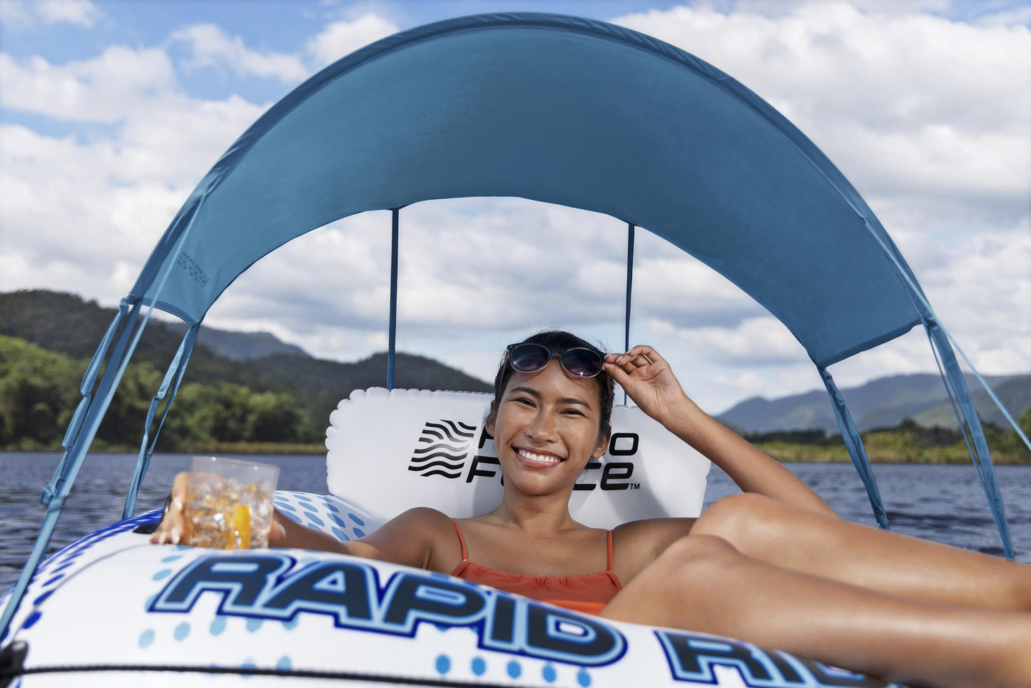 Hydro Force Rapid Rider Canopy River Tube with Removable Shade 48.5"