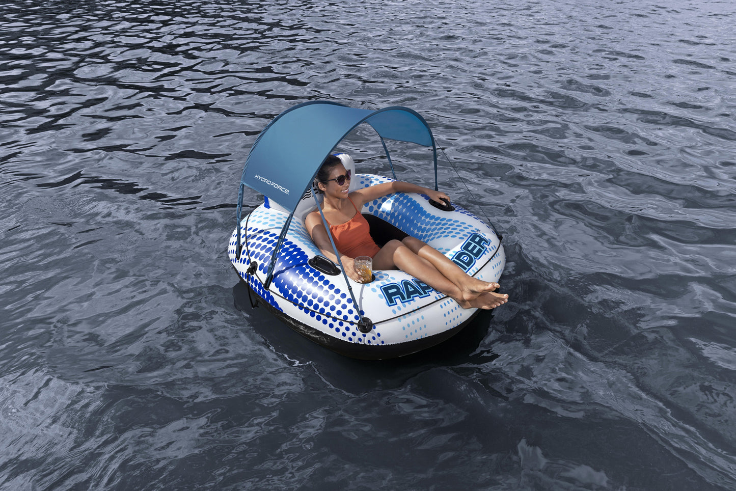 Hydro Force Rapid Rider Canopy River Tube with Removable Shade 48.5"