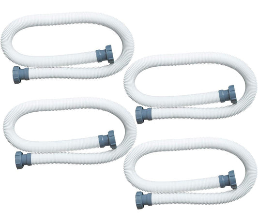 4 PACK Intex 1-1/2 inch Accessory Hose Above Ground Pool Pump Replacement 1.5"