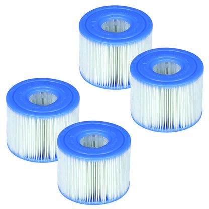 Intex PureSpa Type S1 Filter Cartridge Spa Replacement Cartridges 4 Pack