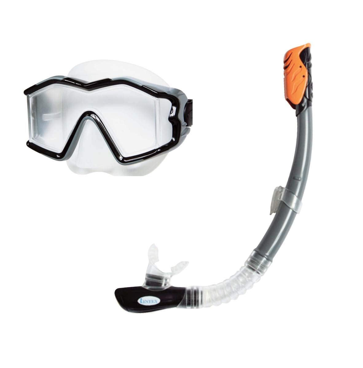 Intex Silicone Explorer Pro Swim Set Snorkel Large Silicone Mask #55961