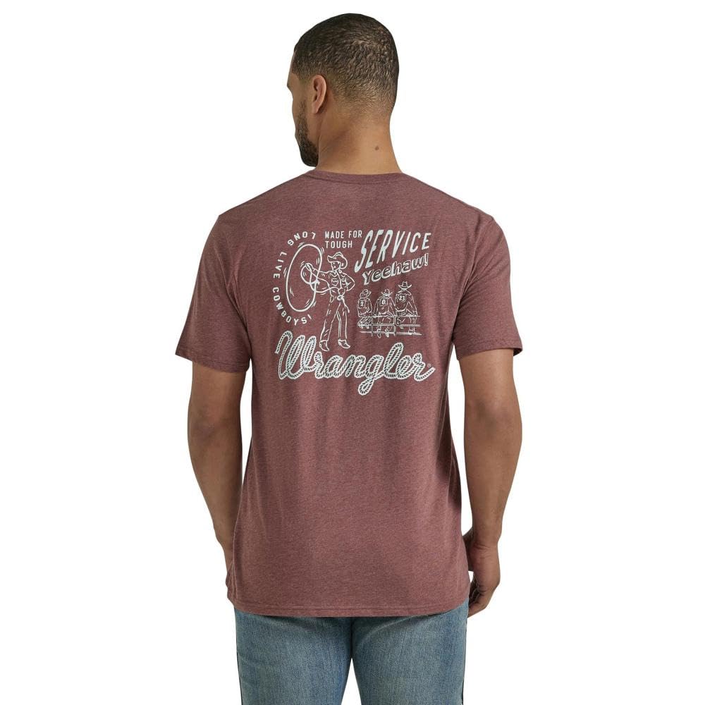 Wrangler T-Shirt Sable Heather L