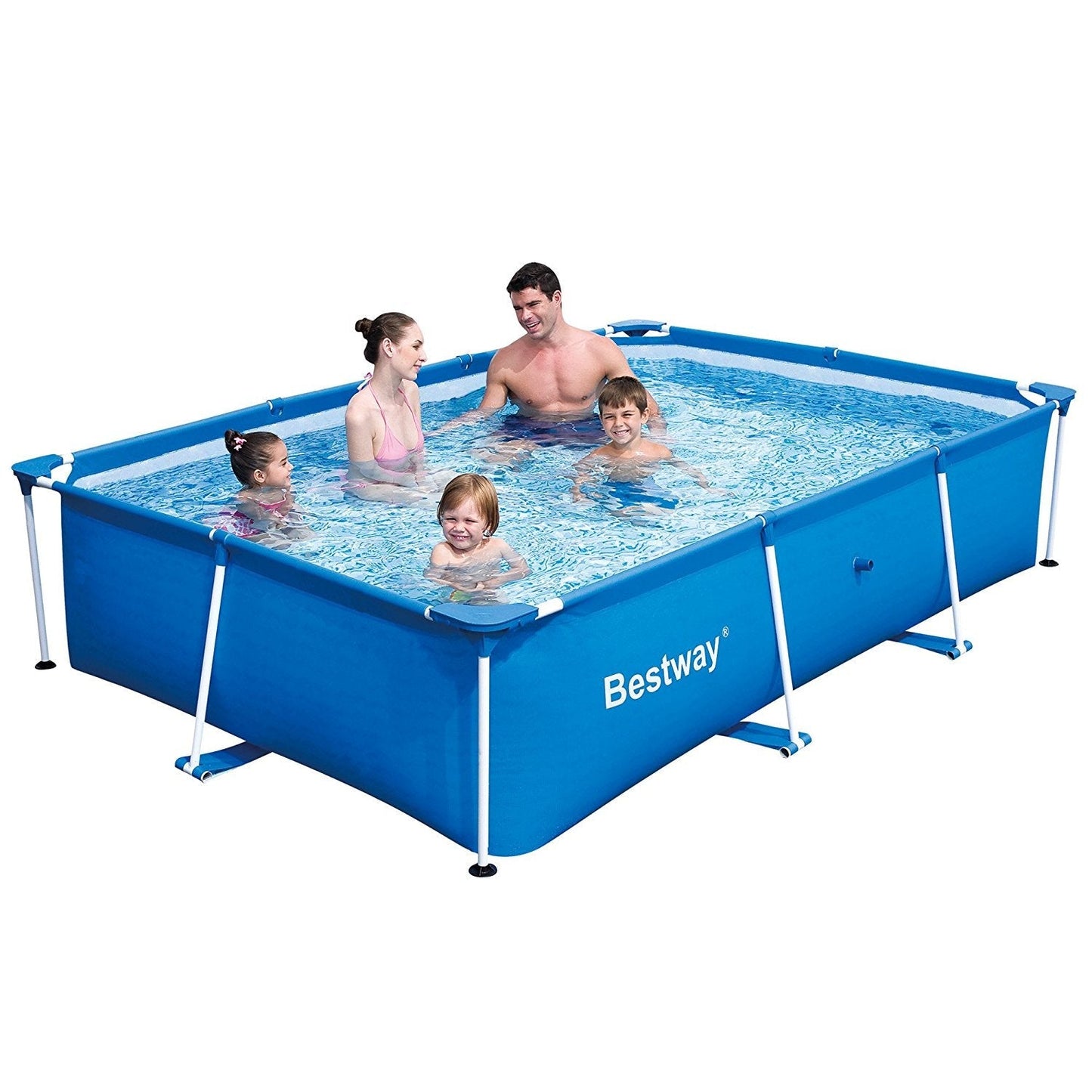 Bestway Deluxe Splash Frame Pool 118"x79"x26" Above Ground