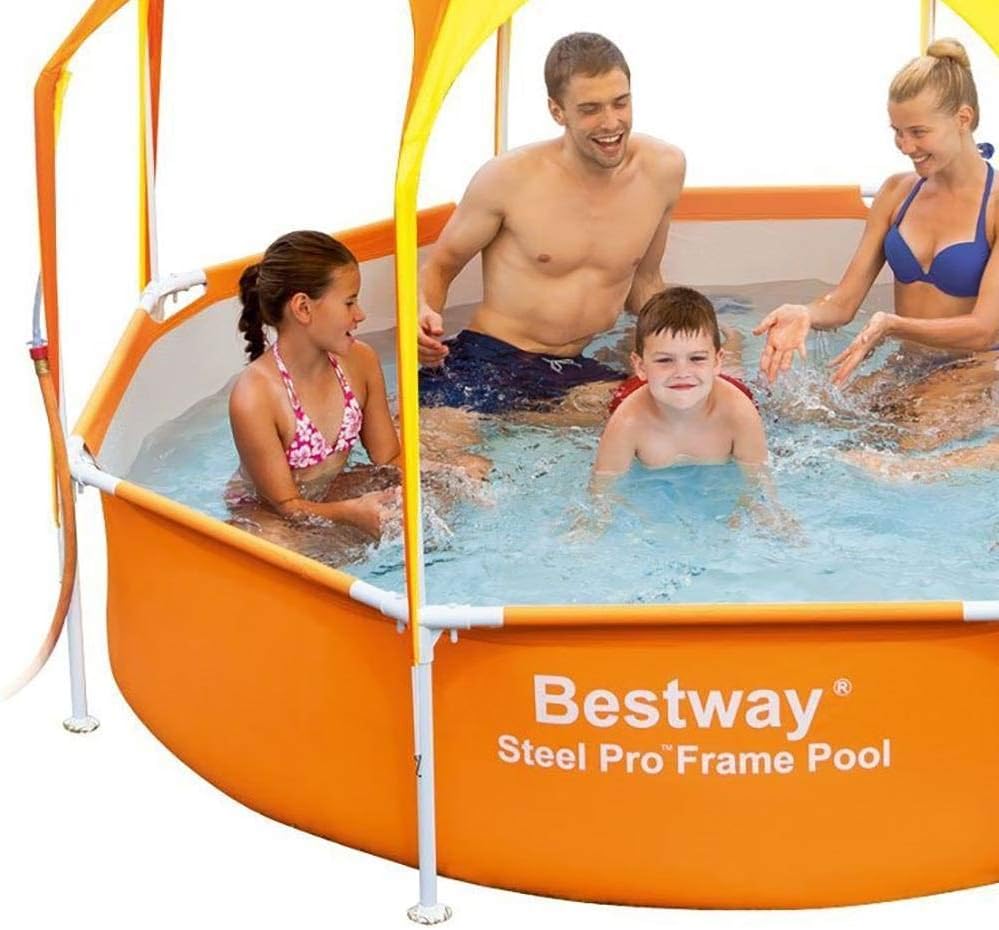 Bestway Splash-in-Shade Swimming Pool With Shade & Sprayer