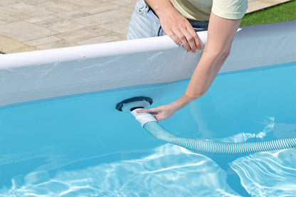 Bestway Flowclear Pool Cleaning Vacuum Hose 30 Feet | Compatible with Most Swimming Pools | Includes Adapter and Hose Clamps