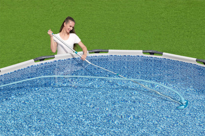 Bestway Flowclear Pool Cleaning Vacuum Hose 30 Feet | Compatible with Most Swimming Pools | Includes Adapter and Hose Clamps