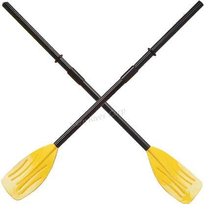 59623E Intex 48" Boat Paddles Ribbed French Oars for Inflatable Rafts Boats
