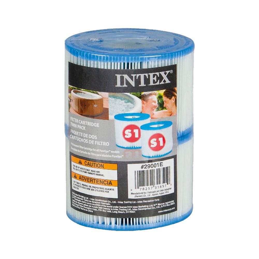 Intex PureSpa Type S1 Filter Cartridge Spa Replacement Cartridges 6 Pack