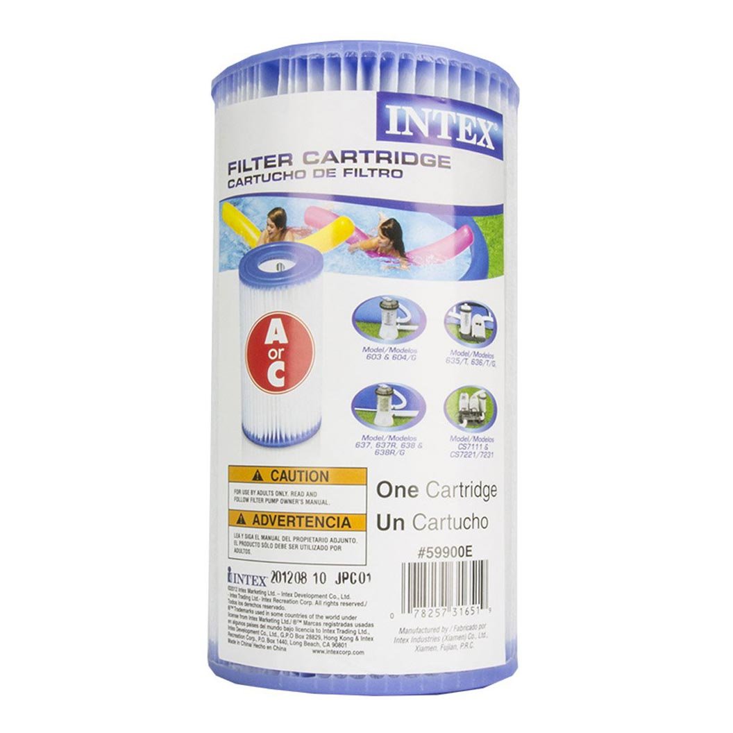 (Pack of 6) Intex 29000E/59900E Easy Set Pool Replacement Type A or C Filter Cartridge