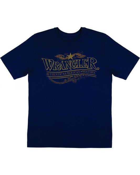 Wrangler Authentic Western Tee Navy XXL MQ7647N