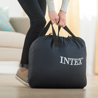 Intex Queen Supreme Air-Flow Airbed with Built-in Electric Pump