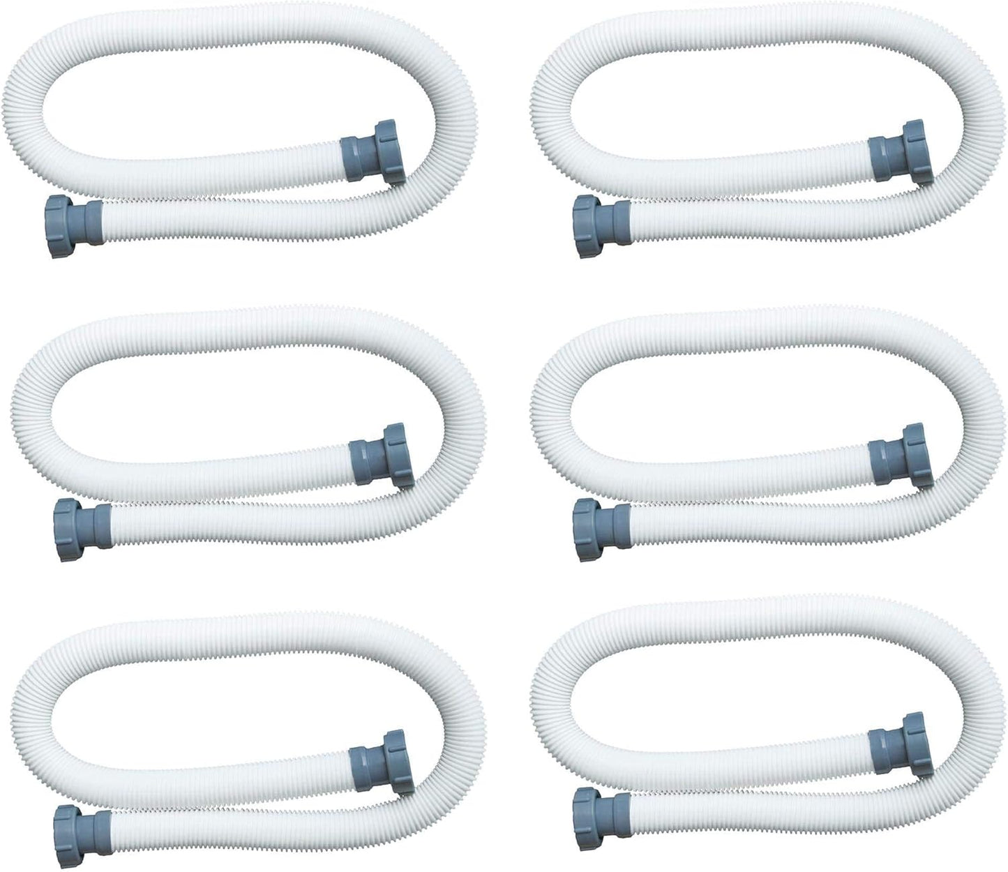 6 PACK Intex 1-1/2 inch Accessory Hose Above Ground Pool Pump Replacement 1.5"
